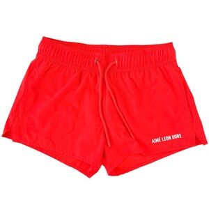Aime Leon Dore Women's Bright Red Athletic Shorts size XS